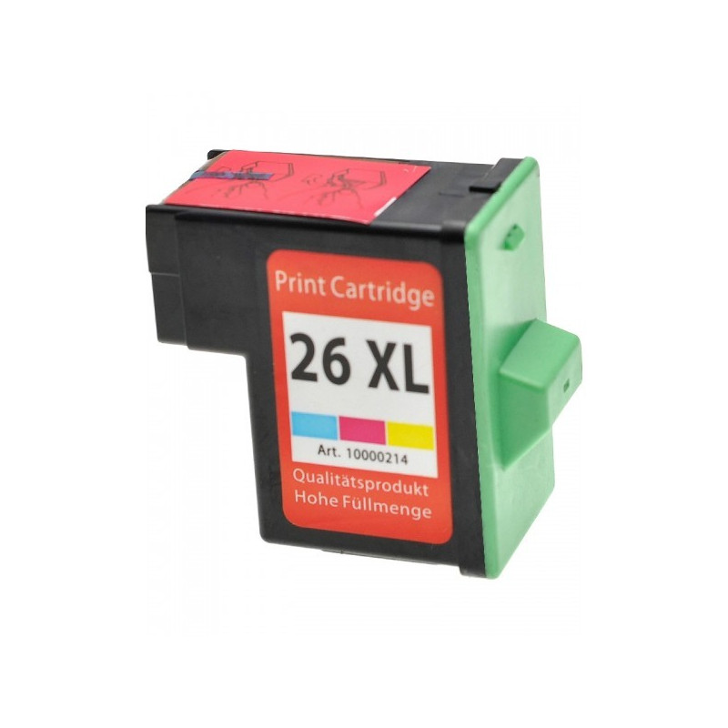 Lexmark 26XL 27XL Cartouche d'encre compatible trois couleurs (10N0227 27) 10N0026 Lexmark 26XL 27XL Cartouche d'encre compatible trois couleurs (10N0227 27) 10N0026