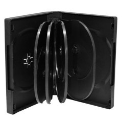 Etui DVD 10 Disc 33mm Noir