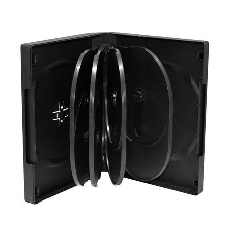 Estuche DVD 10 Discos 33mm negro MediaRange