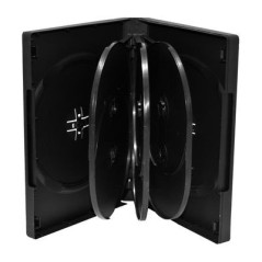 MediaRange DVD-Hülle für 8 Discs, 27 mm, schwarz | DVDi.es