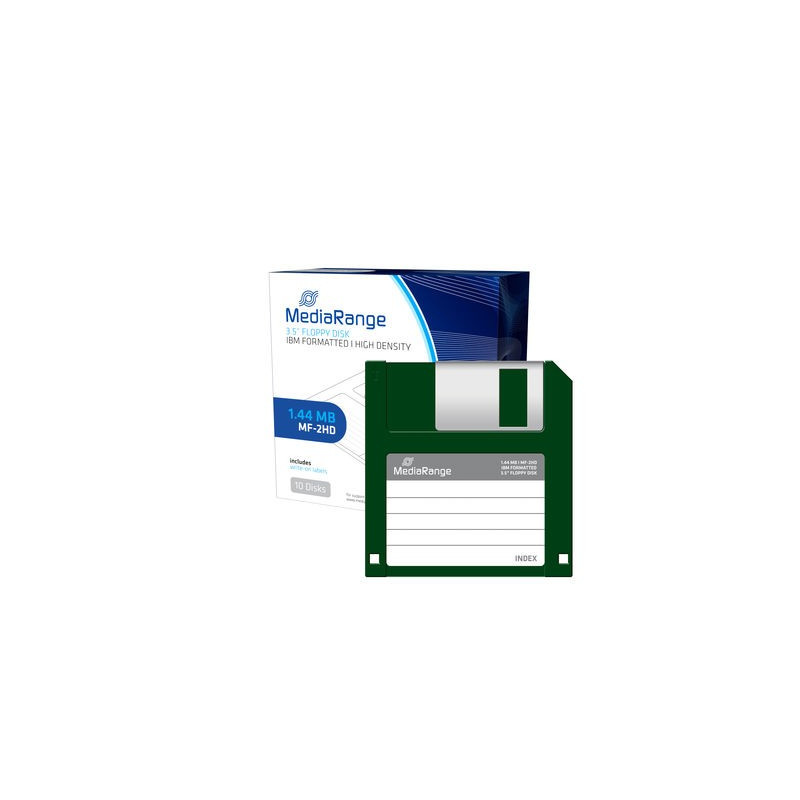 Disketten 3.5 Floppy Disks 1.44MB|MF-2HD, Pack 10