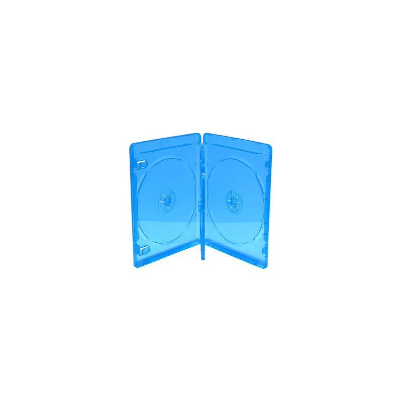 Boîtier Blu-ray pour 3 disques 14mm bleu MediaRange Boîtier Blu-ray pour 3 disques 14mm bleu MediaRange