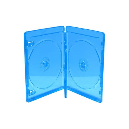 Custodia Blu-ray per 4 dischi 14mm blu MediaRange