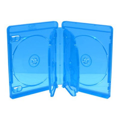 MediaRange Blu-ray-Hülle für 6 Discs, 22 mm, blau | DVDi.es