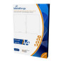 MediaRange Jaquettes pour boîtiers DVD 7mm, couchées mates, pack 50