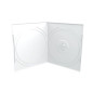 Boîtier CD/DVD 7mm, format poche, 1 disque, givré/transparent Boîtier CD/DVD 7mm, format poche, 1 disque, givré/transparent