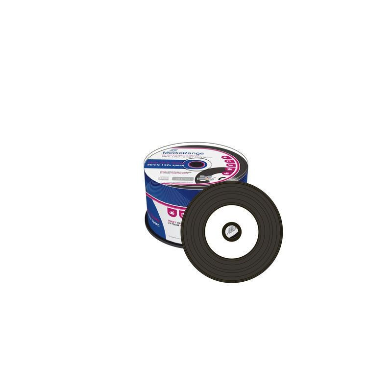 MediaRange CD-R Vinile 700MB/80min stampabile campana 50