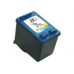 HP 28 TRICOLOR TINTEIRO DE TINTA REMANUFACTURADO C8728AE