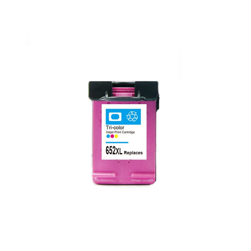 HP 652XL TRICOLOR TINTEIRO REMANUFACTURADO F6V24AE