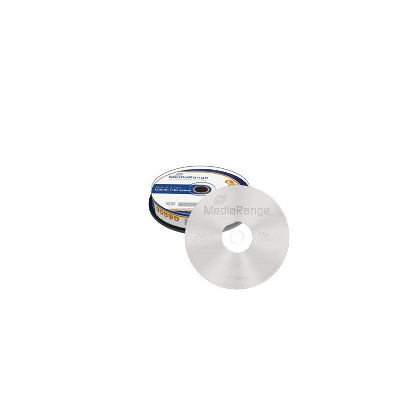 MediaRange DVD+R 4,7 Go|120 min 16x, Spindle 10