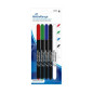 Rotuladores para CD/DVD/Bluray con borrador, pack 5