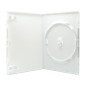 Pack 50 Amaray 14mm boîtier DVD pour 1 disque avec clips, blanc Pack 50 Amaray 14mm boîtier DVD pour 1 disque avec clips, blanc