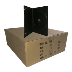 DVD-Slimcase, 7 mm, schwarz – 50er-Pack | DVDi.es