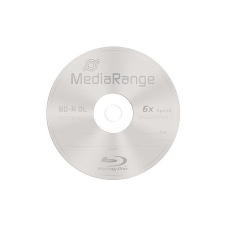 MediaRange BD-R Dual layer 50GB 6x, cake 10