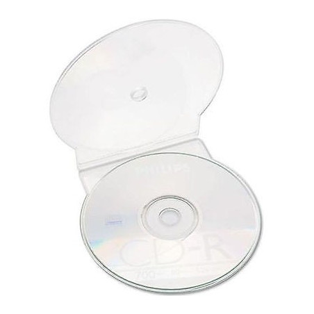 MediaRange Shellcase für 2 Discs, transparent – 15er-Pack