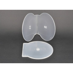 MediaRange Shellcase für 2 Discs, transparent – 15er-Pack