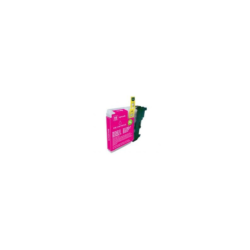 Brother LC980 - LC1100 - LC985 Magenta compatible Brother LC980 - LC1100 - LC985 Magenta compatible