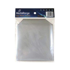 MediaRange Buste per Mini CD/DVD, colore trasparente
