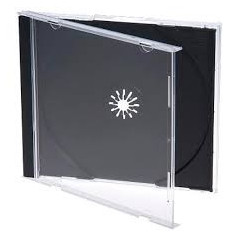 Pack 100 - caja CD Jewelcase 10,4mm para 1 disco, bandeja negra