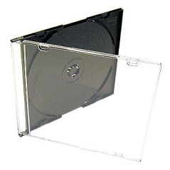 CD Slimcase para 1 disc, 5.2mm, Alta Calidade, bandeja negra