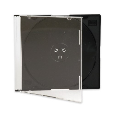 Pack 100 custodie CD slim, 5,2mm per 1 CD/DVD MediaRange