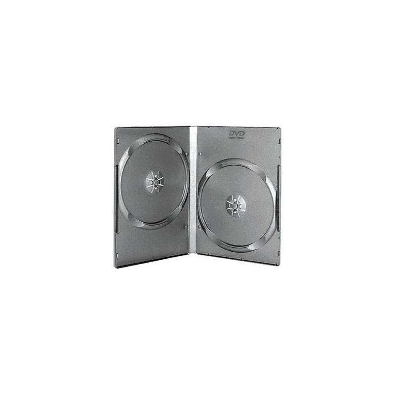 14mm Standard-DVD-Hülle für 2 DVDs Schwarz