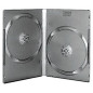 14mm Standard DVD case for 2 DVDs, black