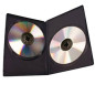 Custodia DVD standard 14mm per 2 DVD nera