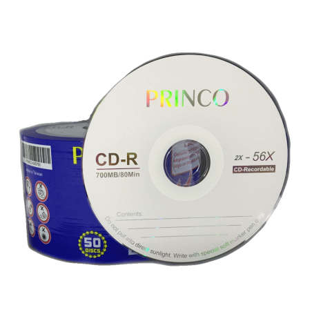 CD-R Princo 52x 700MB/80min - SH - Pack 50