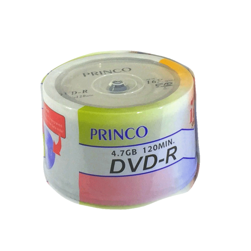 Princo DVD-R 16X Speed- 120m - Pack 50