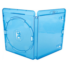 Amaray BD Case for 1 disc, 15mm, blue, Pack 50