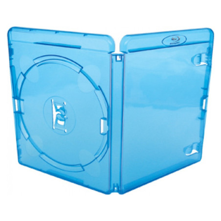 Amaray BD Case for 1 disc, 15mm, Azul, Pack 50