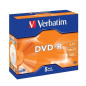Verbatim DVD-R AZO 4,7 Go 16X surface argent mat Jewelcase pack 5 Verbatim DVD-R AZO 4,7 Go 16X surface argent mat Jewelcase pack 5