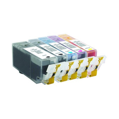 MediaRange Tinteiros para canon® séries PGI-525 e CLI-526, com chip, conjunto de 5