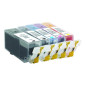 MediaRange Tinteiros para canon® séries PGI-525 e CLI-526, com chip, conjunto de 5 MediaRange Tinteiros para canon® séries PGI-525 e CLI-526, com chip, conjunto de 5