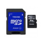 Toshiba Micro SDHC 8 Go Classe 4 + adaptateur SD