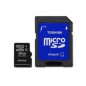 Toshiba Micro SDHC 16GB Class 4 + SD-Adapter