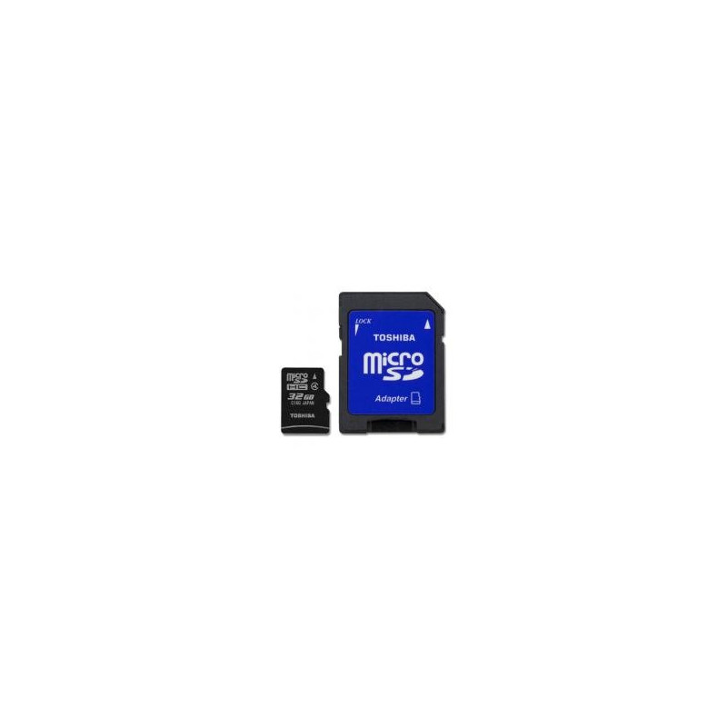 Toshiba Micro SDHC 32GB Class 4 + SD-Adapter