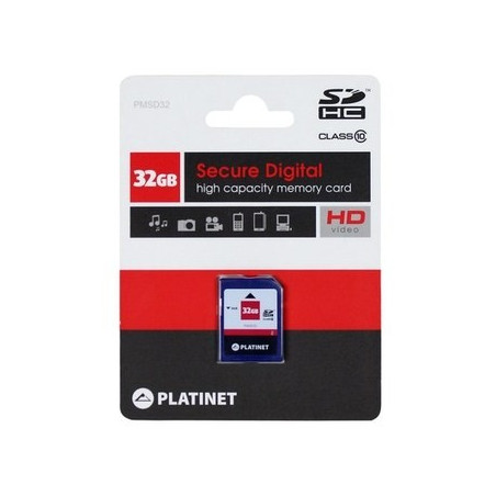 Platinet Micro SDHC 8GB Clase 10 + Adaptador SD