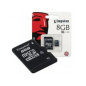 Kingston SDC4/8GB Micro SDHC 8GB Class 4 + SD-Adapter