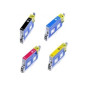 Set mit 4 kompatiblen Epson Tintenpatronen Ref. 711/2/3/4 (T0715) Set mit 4 kompatiblen Epson Tintenpatronen Ref. 711/2/3/4 (T0715)