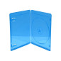 Boîtier Bluray pour 1 disque, 7 mm, bleu