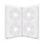 MediaRange Classeur pour 48 disques, avec index inscriptible, transparent/blanc MediaRange Classeur pour 48 disques, avec index inscriptible, transparent/blanc