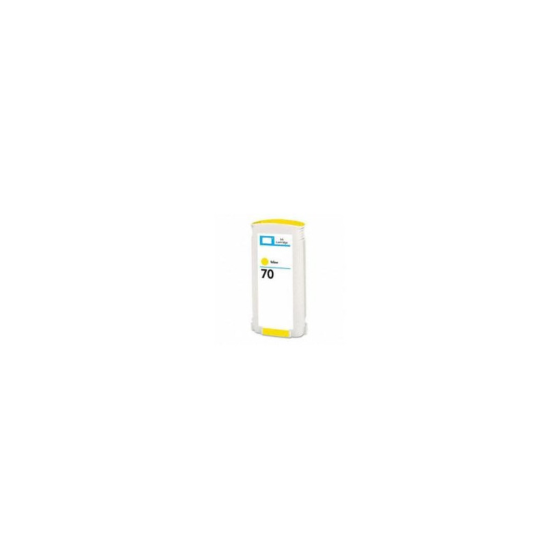 HP 70 Cartouche d'encre compatible jaune C9454A