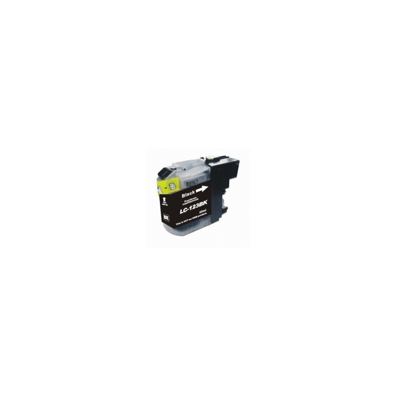 Brother LC121 / LC123 XL Negro compatible (nueva versión V3)