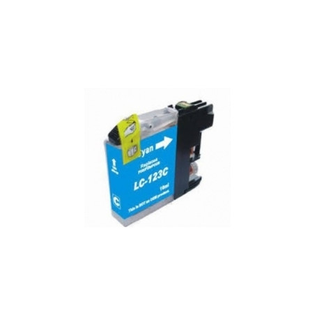 Brother LC121/LC123 XL Tintenpatrone Blau, kompatibel