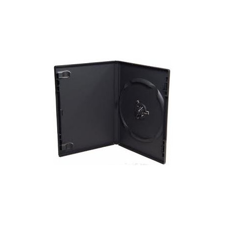 Pack 50 Quality - 14mm DVD Box for 1 DVD black MediaRange