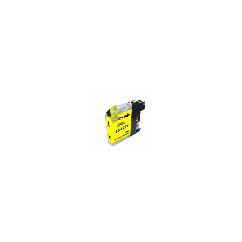 Brother LC121 / LC123 XL Yellow compatible (new version V3)