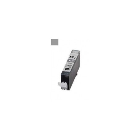 Cartouche d'encre compatible Canon CLI-521GY Gris | DVDi.es