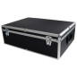 MediaRange Media storage case for 1.000 discs, aluminum look, with hanging sleeves, black